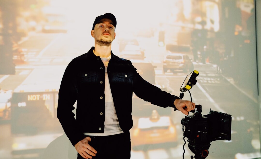 director on film set
